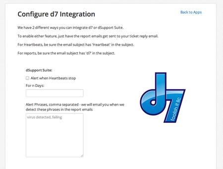 D7 Config App